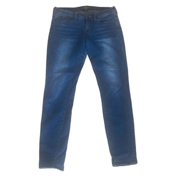 Lucky Brand Womens Blue Zip Fly Charlie Skinny Denim Jeans Size 6/28 - Picture 1 of 5